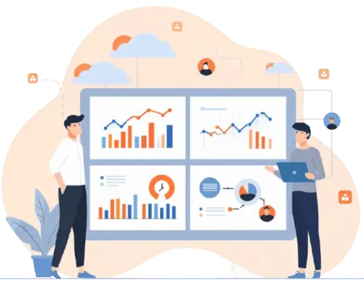 Monitoring support with smart surf